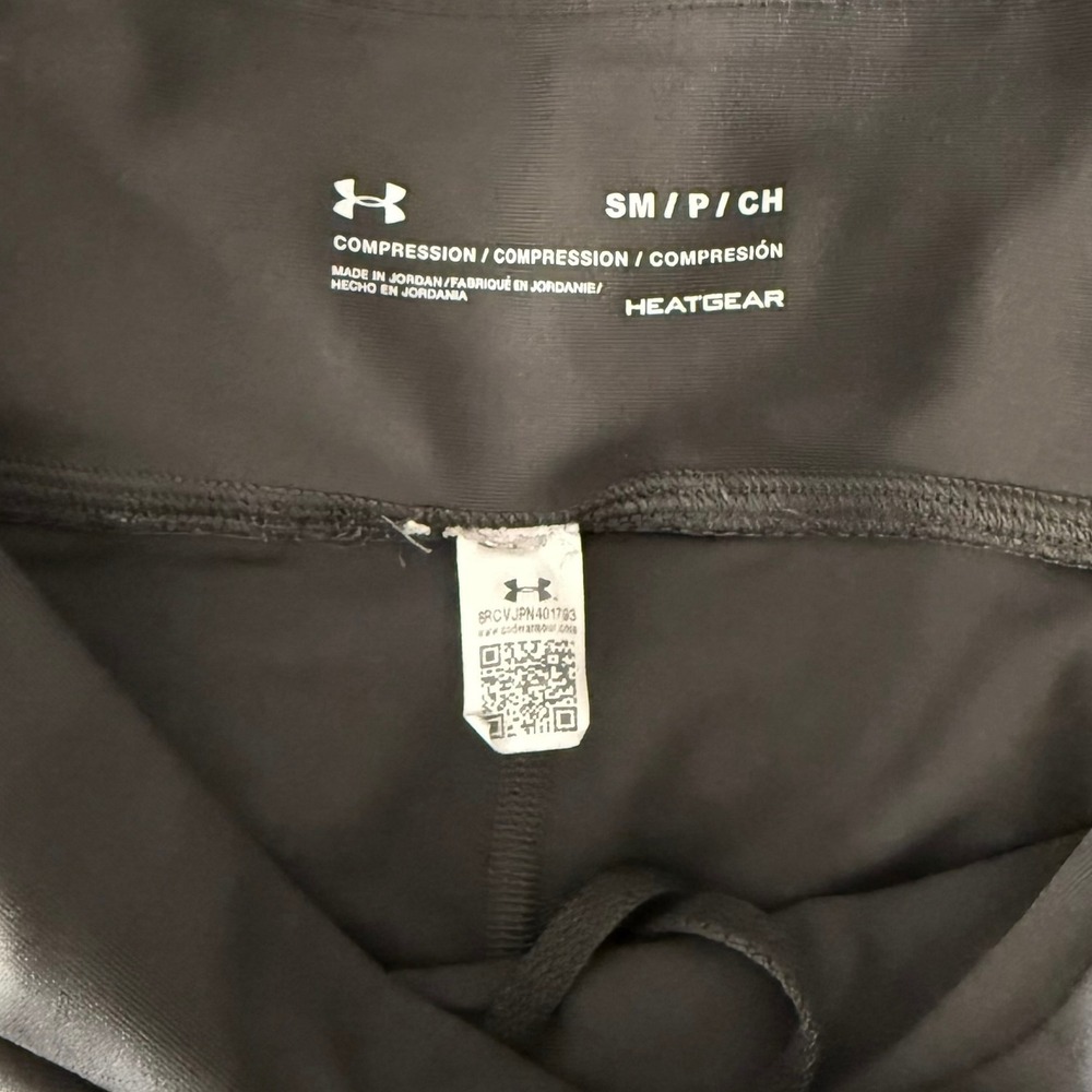 Under Armour HeatGear Compression Leggings Women Small Charcoal Gray Excellent - Picture 6 of 13